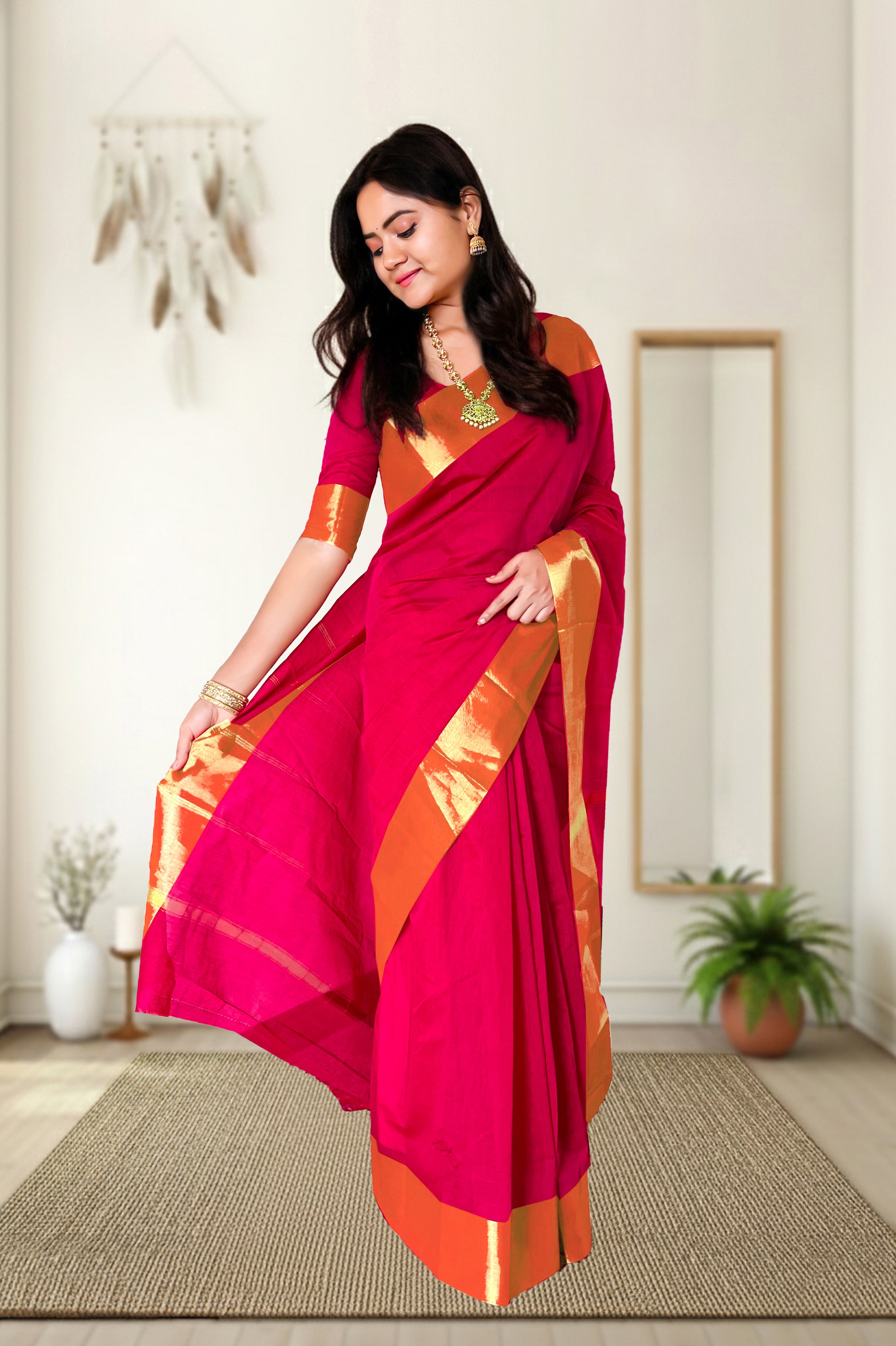 Kotta Plain Saree