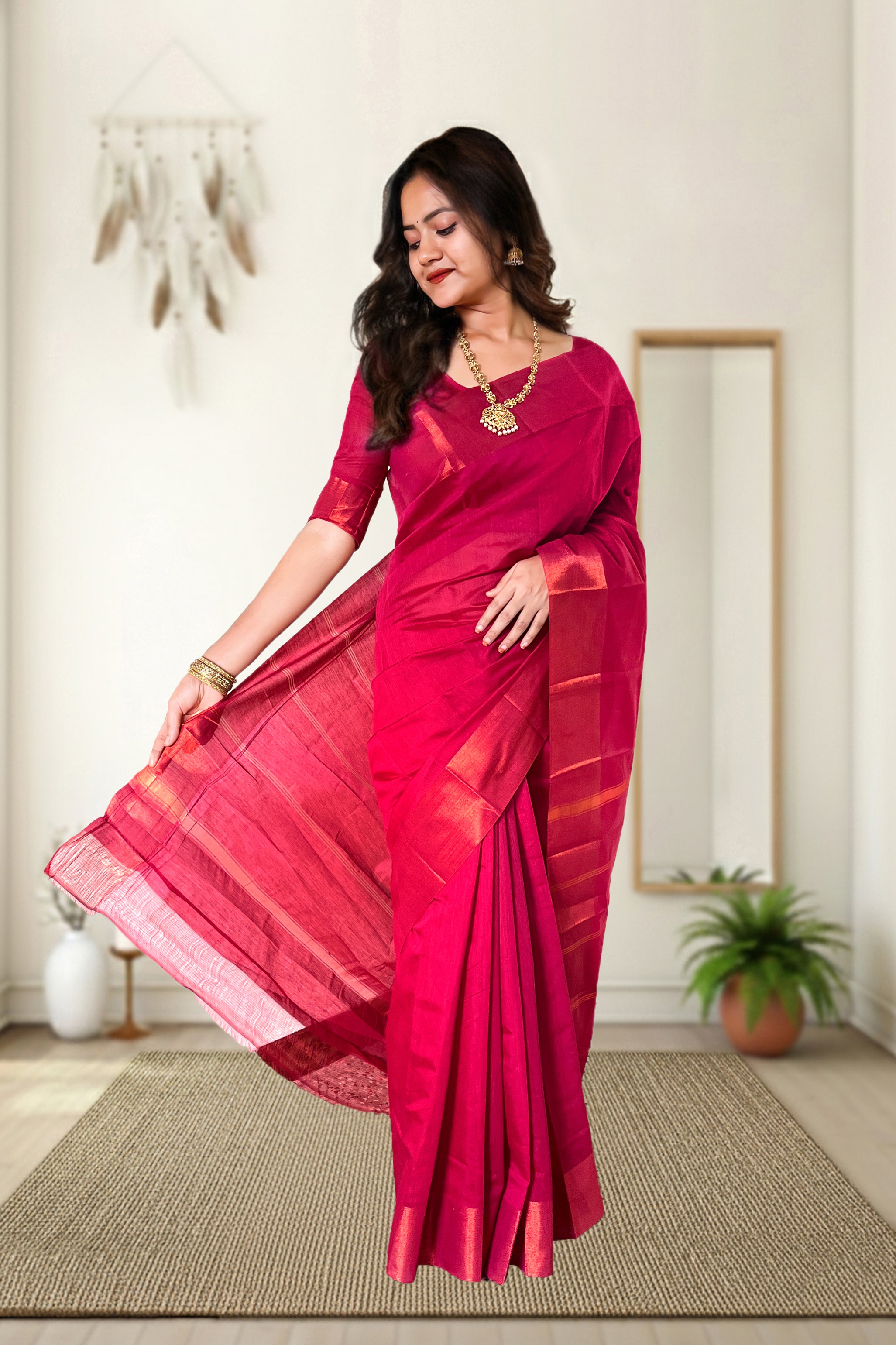Kotta Plain Saree