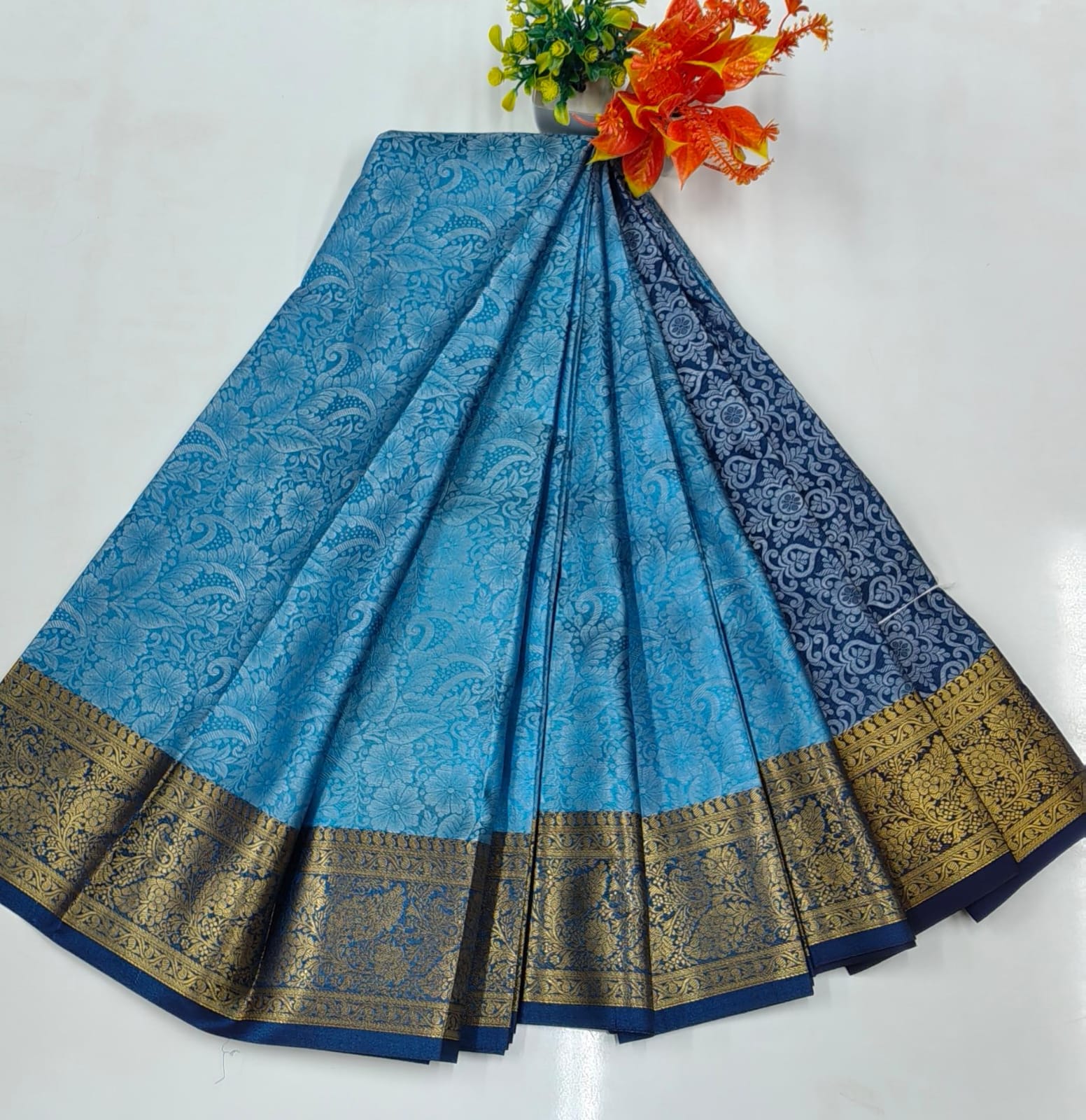 Kalyani Tissue Pattu Silk K01