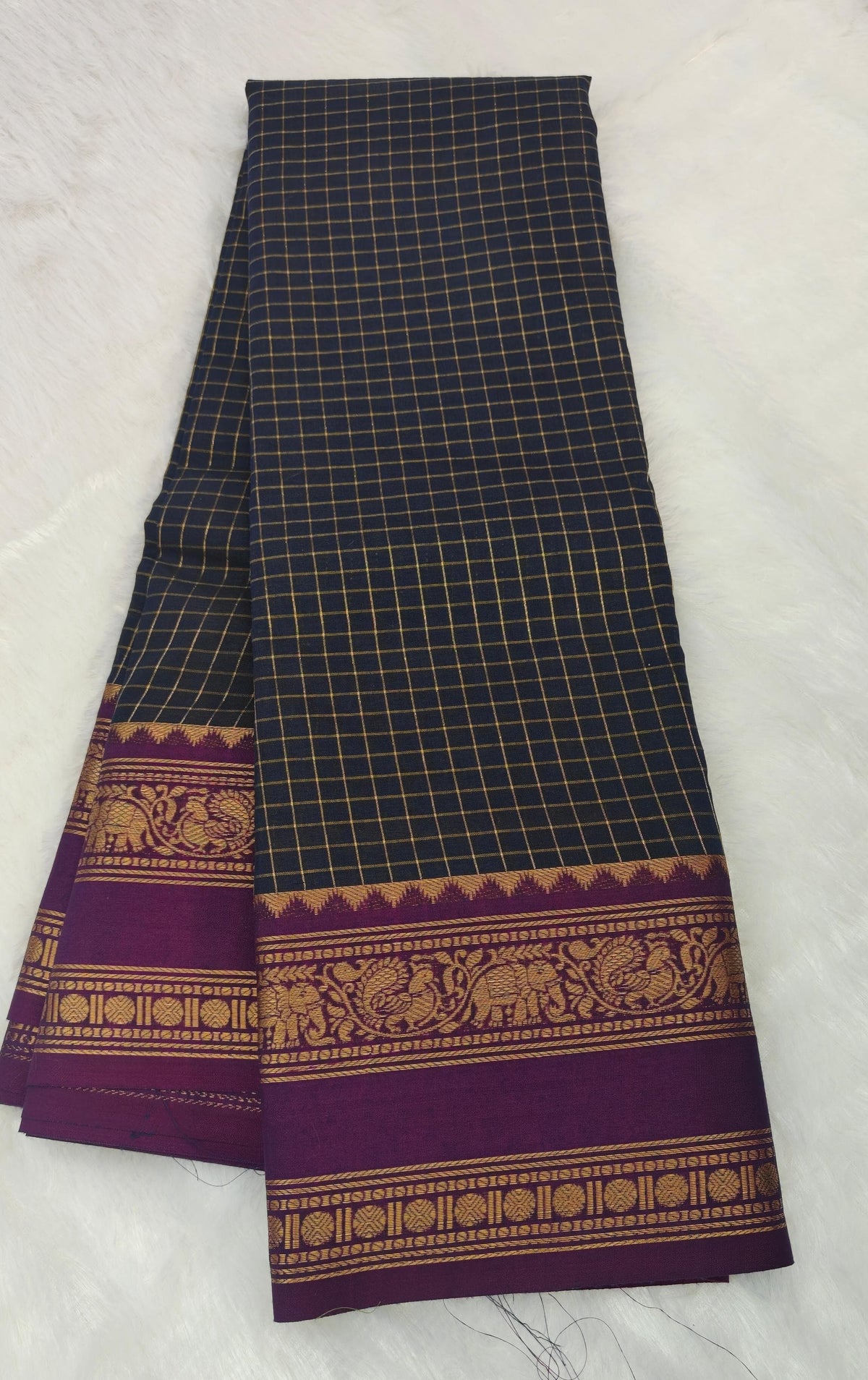 Kanchi Checked Cotton KCCS7
