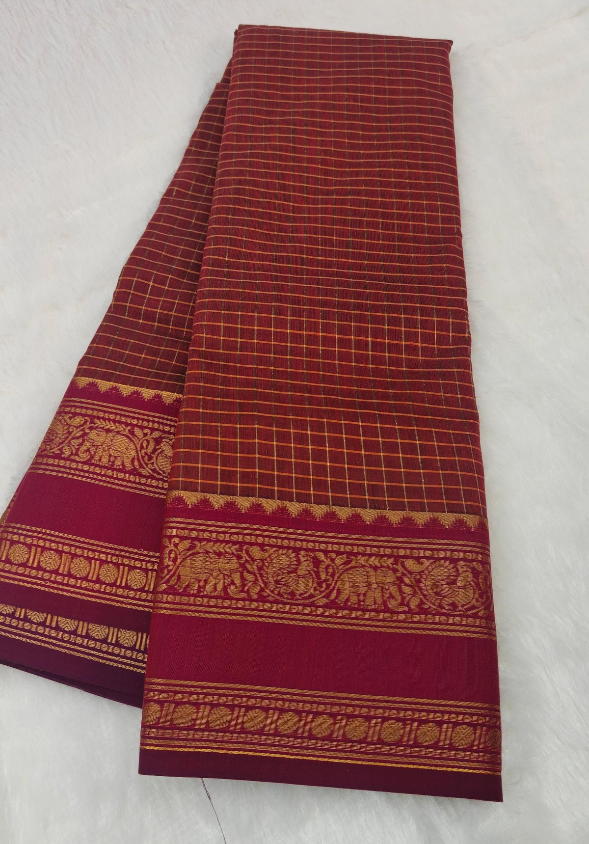 Kanchi Checked Cotton KCCS4