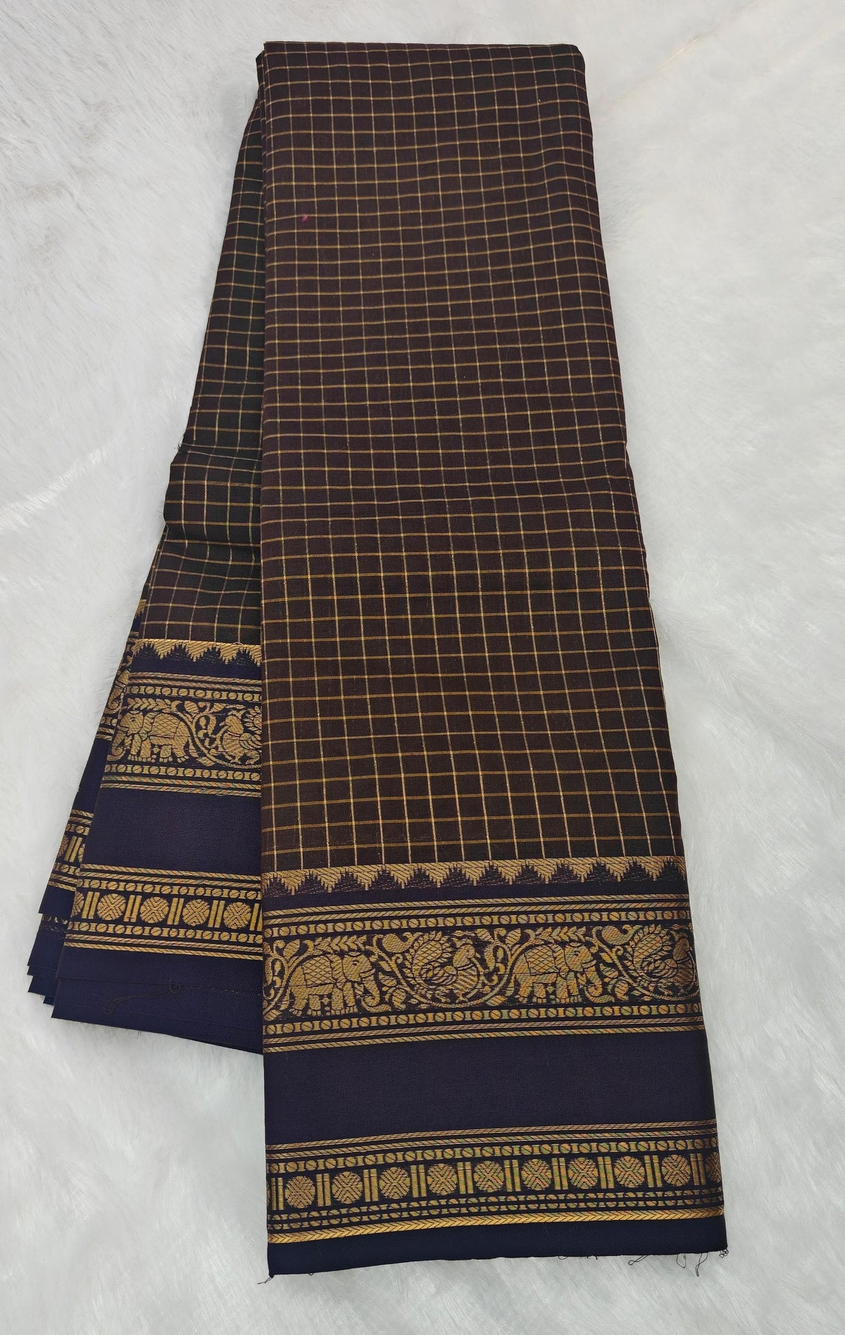 Kanchi Checked Cotton KCCS1