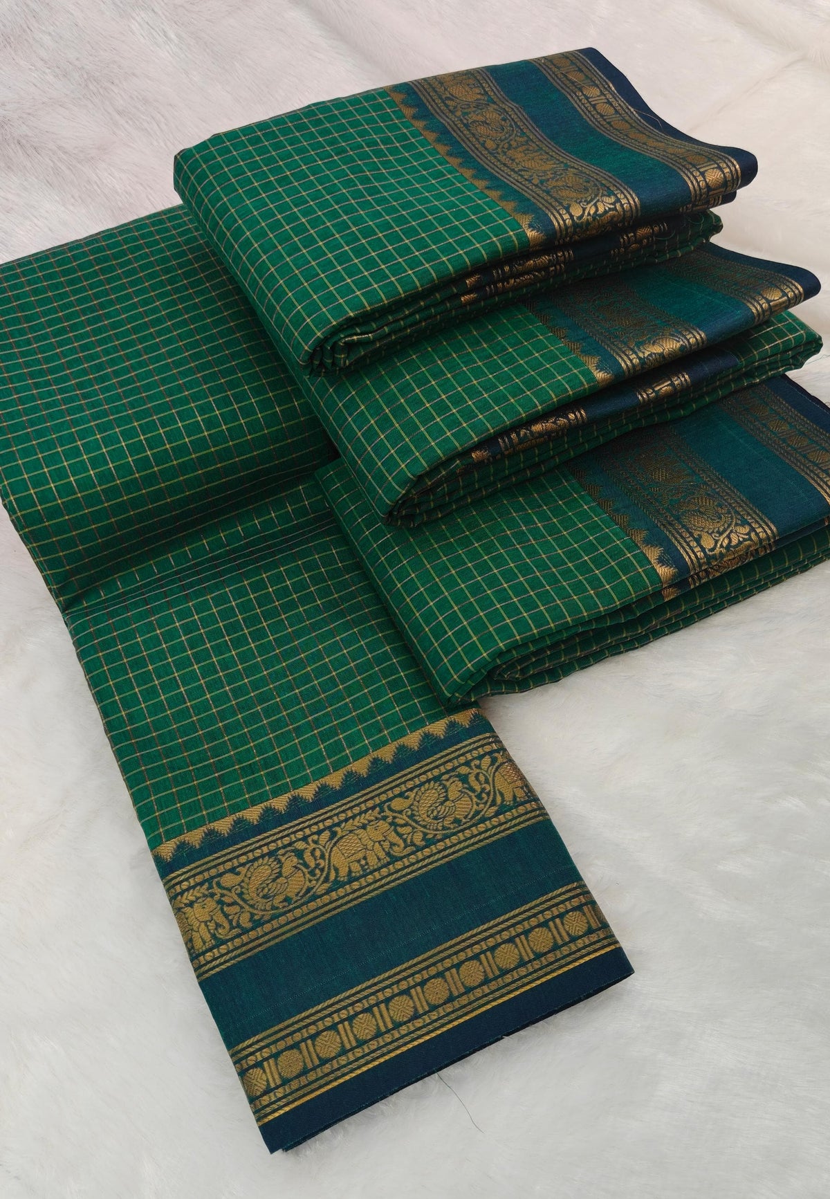 Kanchi Checked Cotton KCCS2