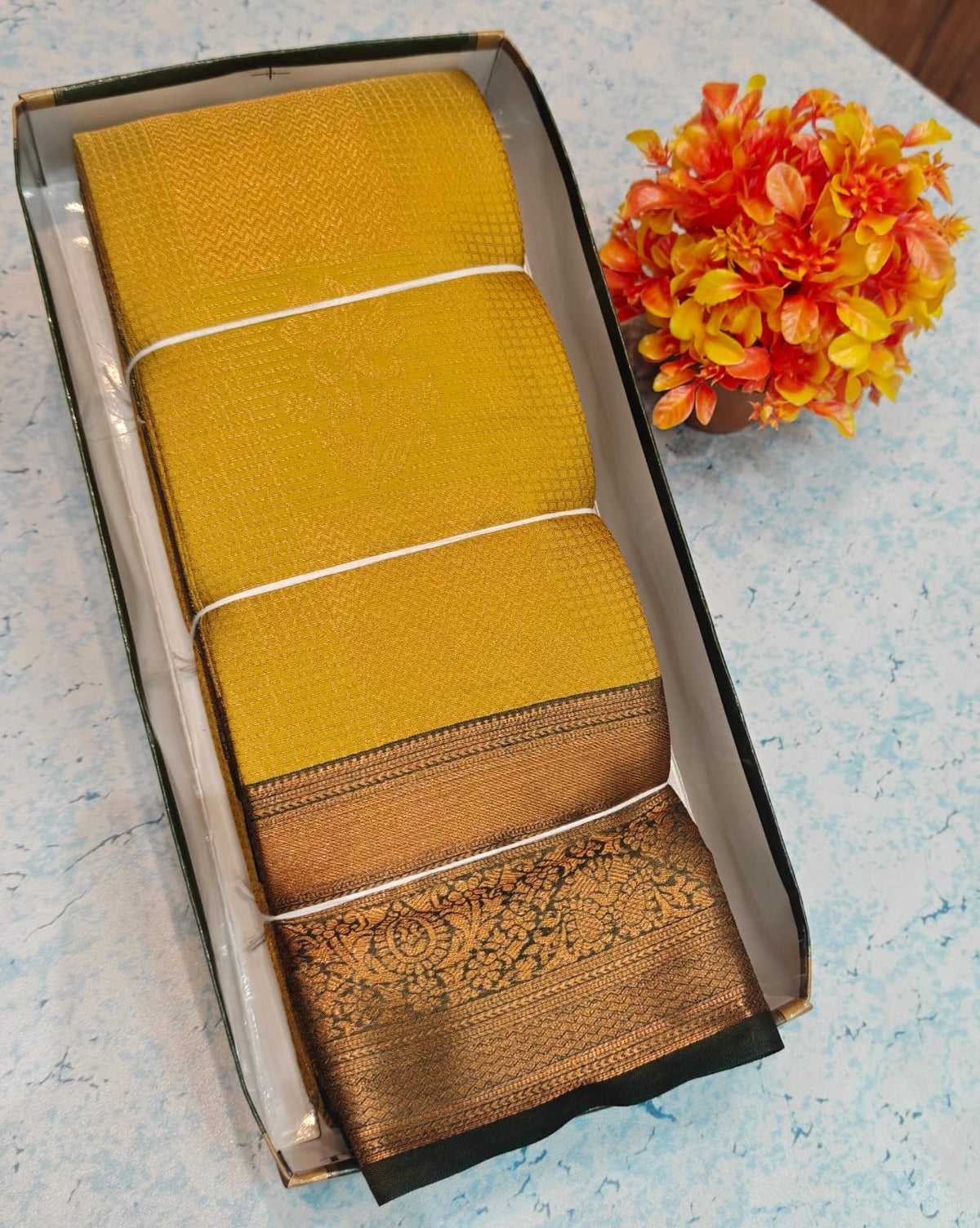 Bridal Soft Checked Silk BSCC12