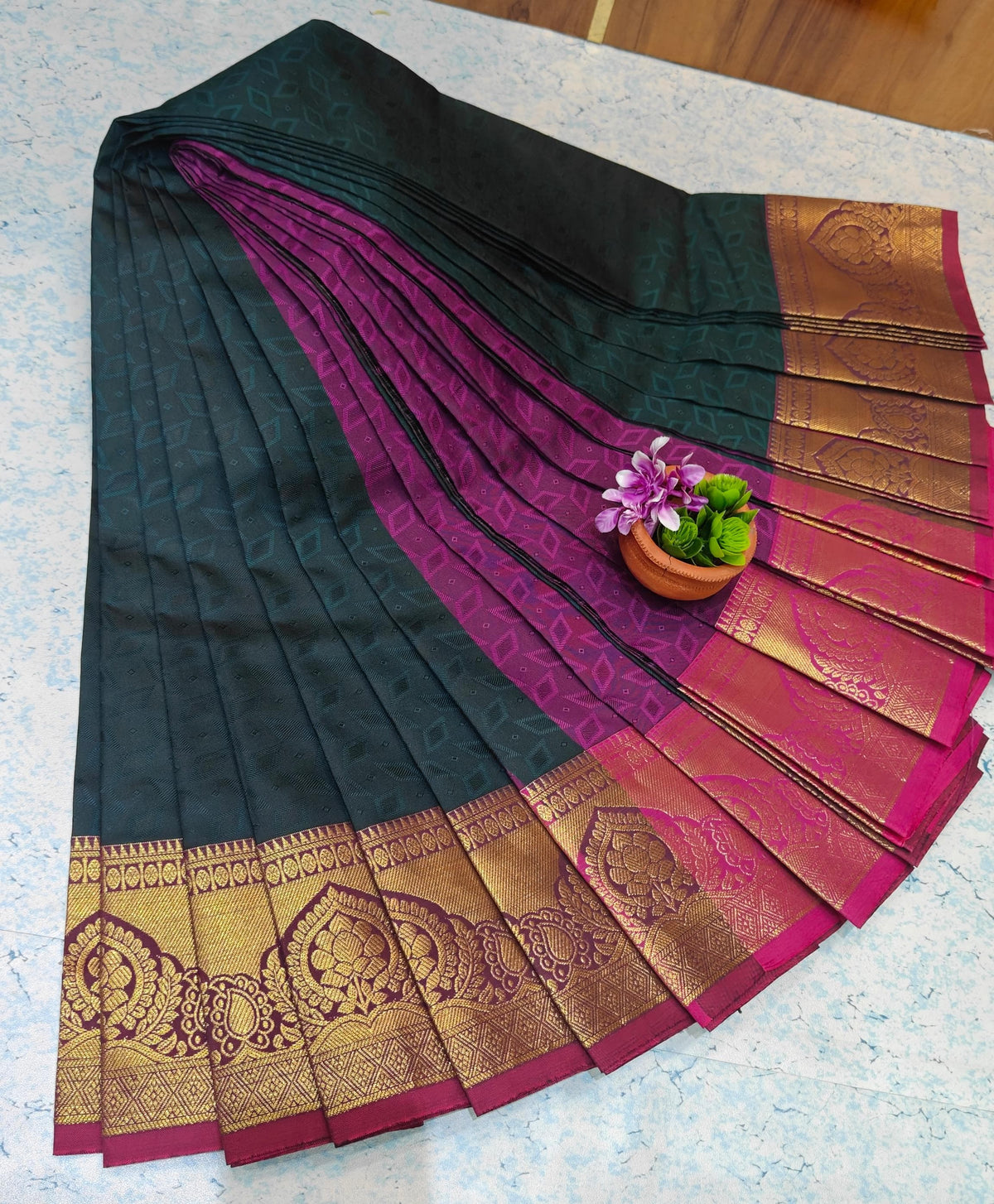 Poonthamil Pattu Saree PTP015